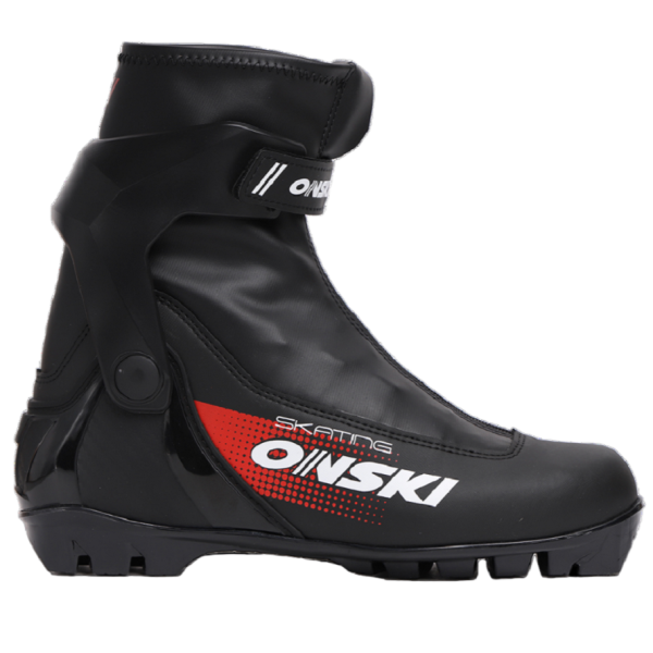 Ботинки для беговых лыж ONSKI SKATE S86523 черный/красный 41 р.