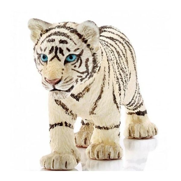 Фигурка Schleich Тигренок белый стоит