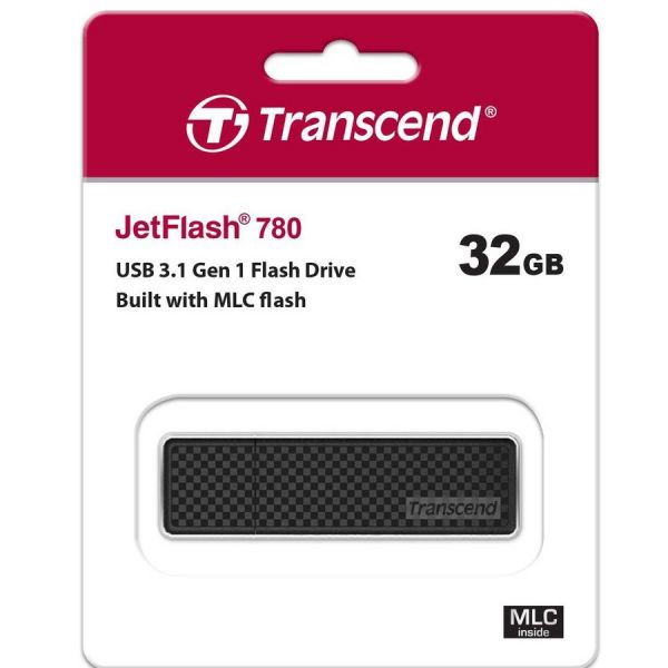 Флешка Transcend JetFlash 780 32Гб черный и серый