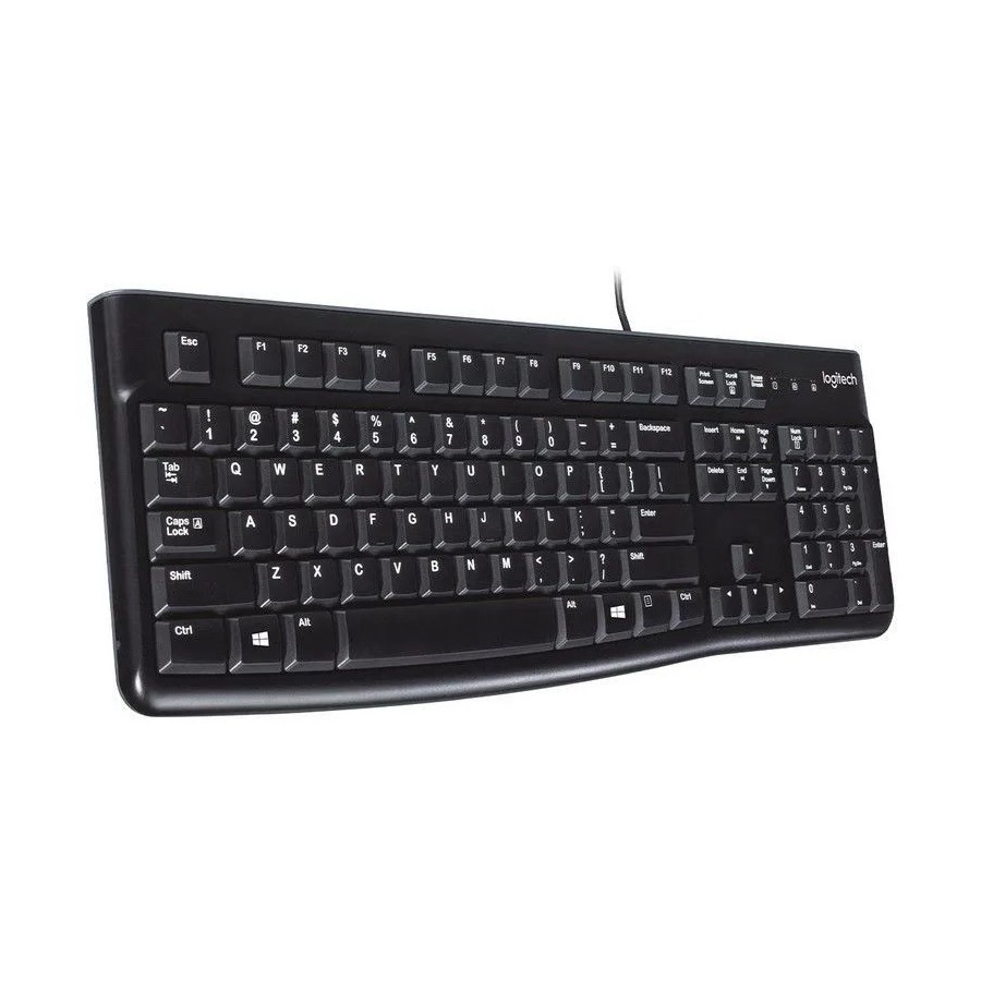 Клавиатура проводная Logitech K120 EER черный