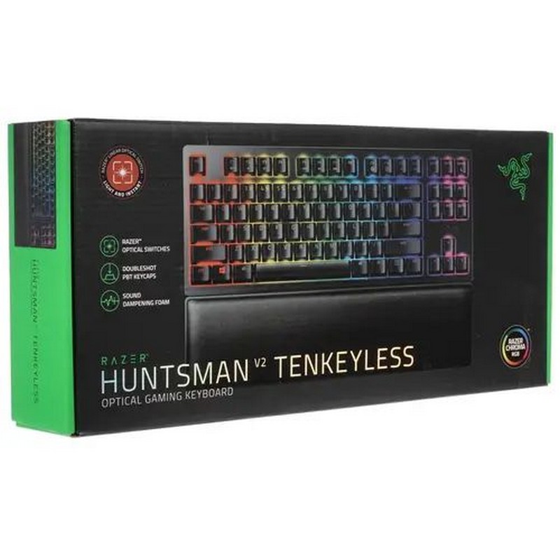 Клавиатура проводная Razer Huntsman V2 TKL [rz03-03940800-r3r1] черный