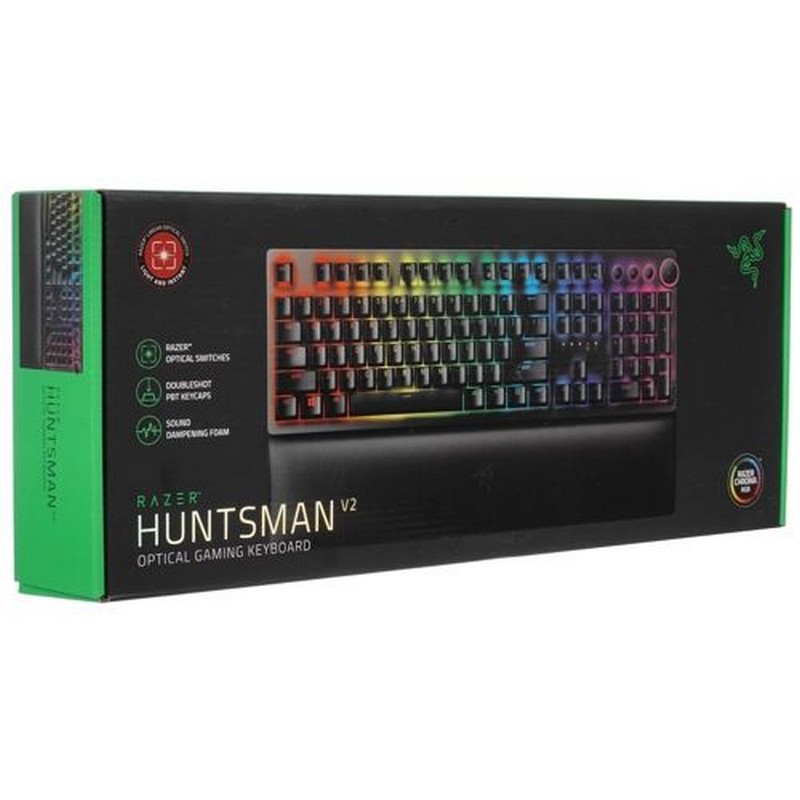 Клавиатура проводная Razer Huntsman V2 [rz03-03930700-r3r1] черный