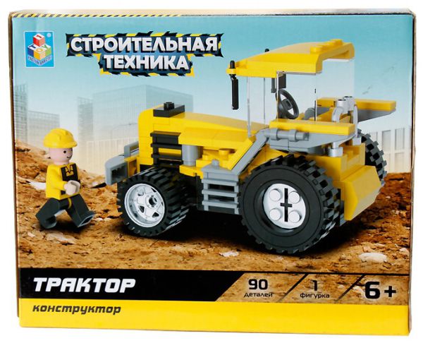 Конструктор 1TOY Т57030 Трактор