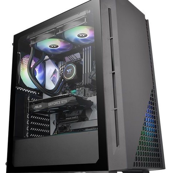 Корпус Thermaltake H330 TG Midi-Tower черный [ca-1r8-00m1wn-00]