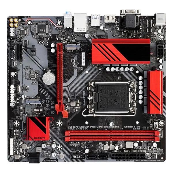 Материнская плата Gigabyte B760M GAMING LGA 1700, Intel B760, mATX, Ret