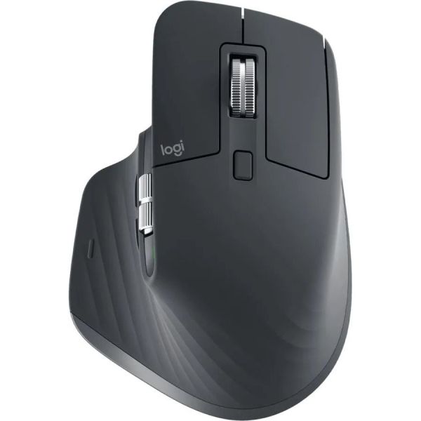 Мышь Logitech MX Master 3S оптическая, беспроводная, USB, графитовый [910-006565]