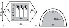 Палатка Tramp NISHE 3 FG