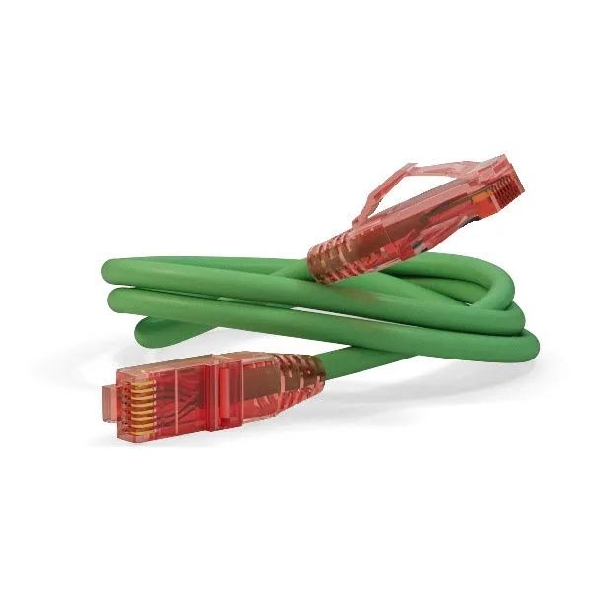 Патч-корд HyperLine PC-LPM-UTP-RJ45-RJ45-C5e-0.15M-LSZH-GN 0,15 м, зеленый