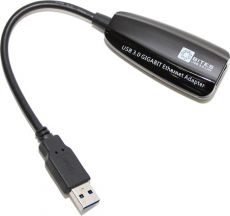 Переходник 5bites UA3-45-01BK USB3.0-Ethernet RJ-45