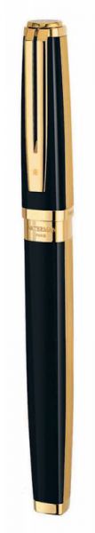 Ручка перьевая WATERMAN Exception Night&Day (S0636880) Gold GT (F) чернила: синий перо золото 18K позолота 23К