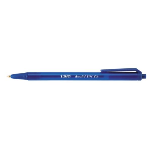 Шариковая ручка BIC Раунд Стик Клик синий,синий