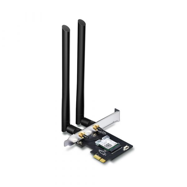 Сетевой адаптер TP-LINK Archer T5E WiFi + Bluetooth PCI Express, черный