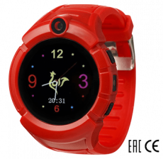 Умные часы Smart Baby Watch I8 красный