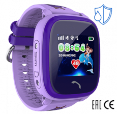 Умные часы Smart Baby Watch W9 фиолетовый